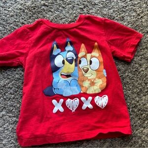 *5 for $10* Red Valentines Day Bluey Shirt